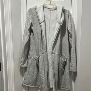 Zella Light Gray Hooded Sweatshirt